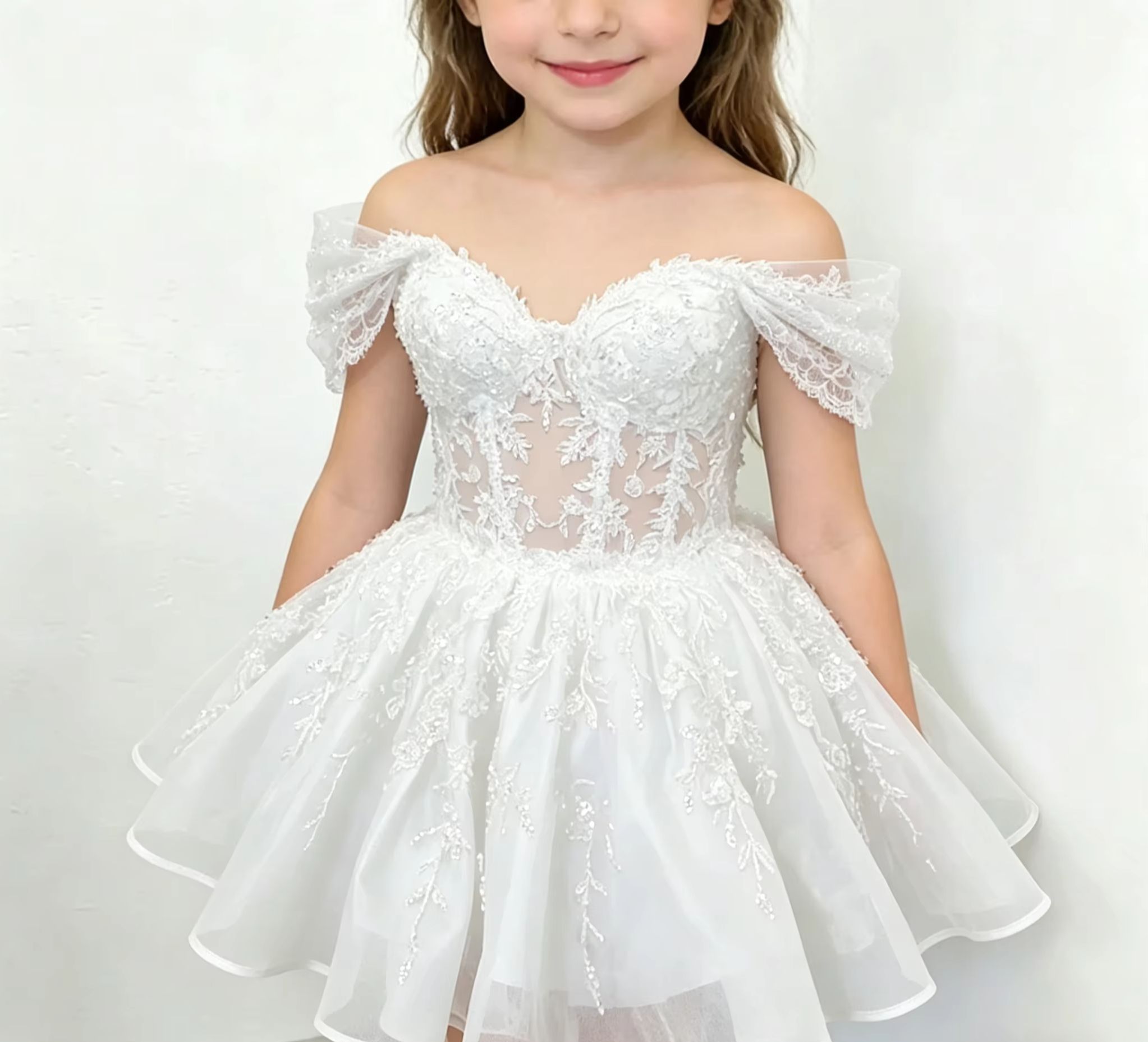 Bridal Sash Ribbon - Vestido de Dama de Honor Blanco