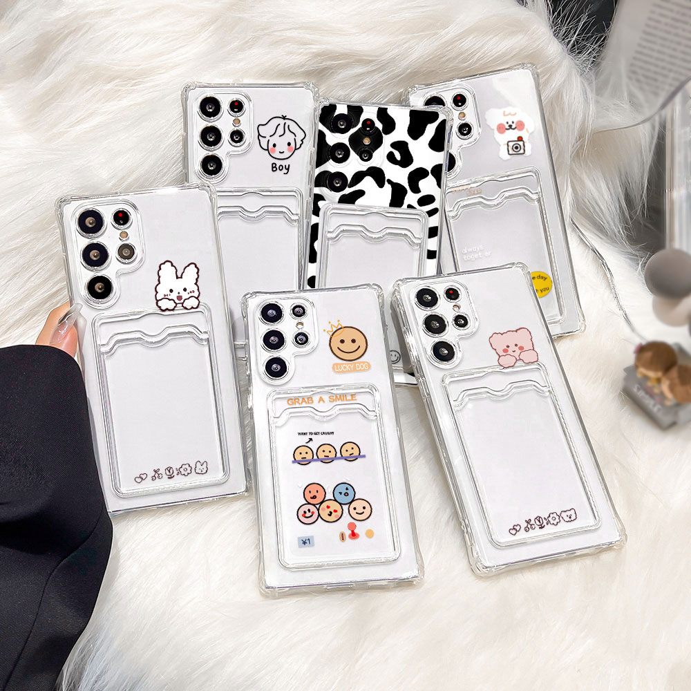 Place Card Holder - Funda de teléfono con tarjetero para