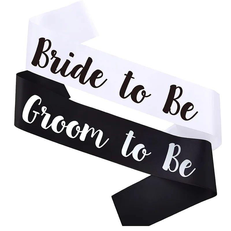 Bride Tribe Sash - Novio novia para ser faja despedida