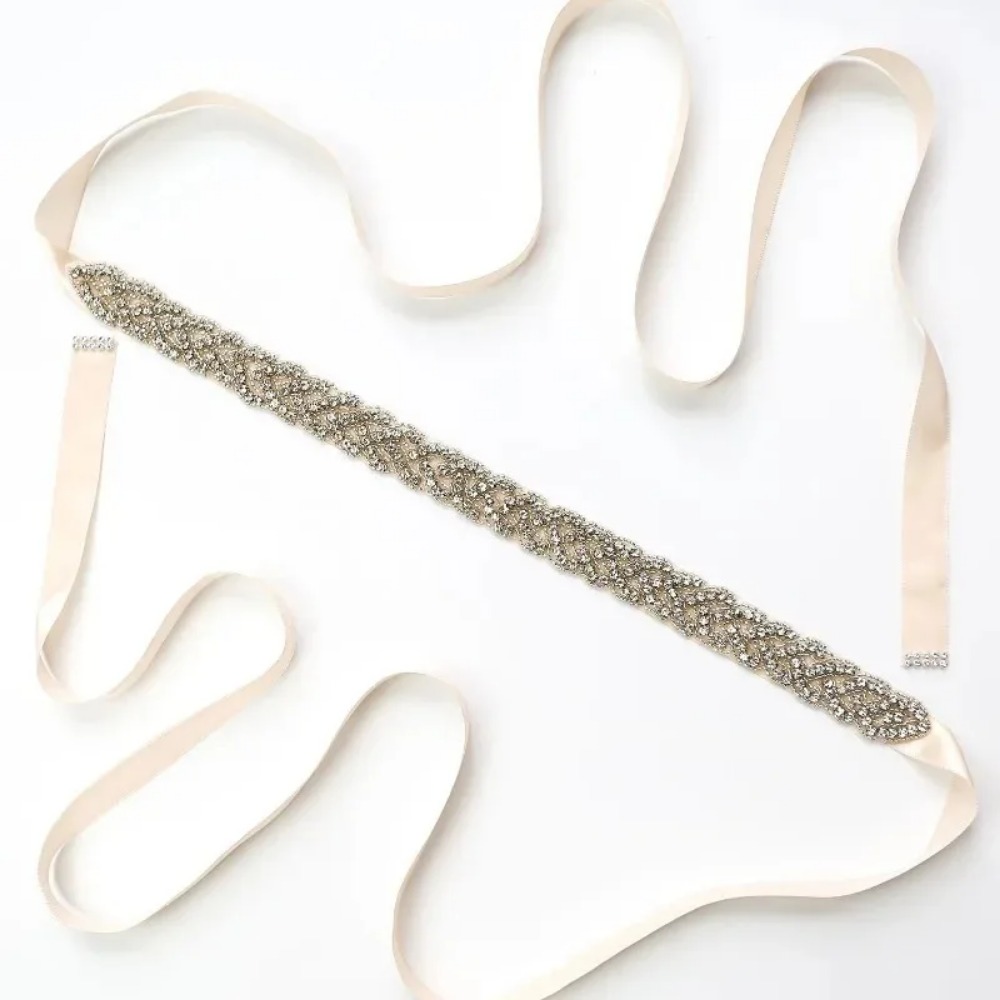 Bridal Sash Ribbon - Accesorios para Vestidos de Damas de