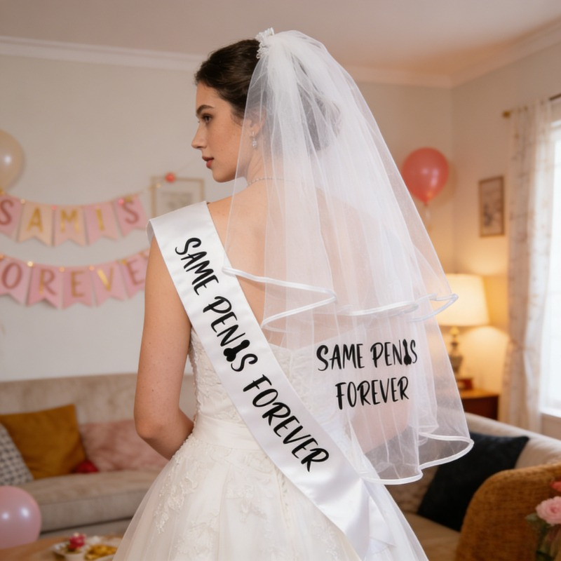 Bride Tribe Sash - Banda de despedida de soltera, velo,