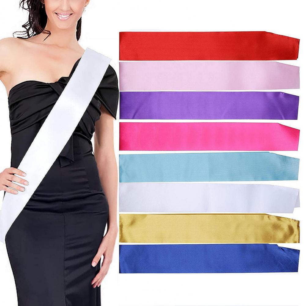 Bride Tribe Sash - Faja de fiesta en blanco para