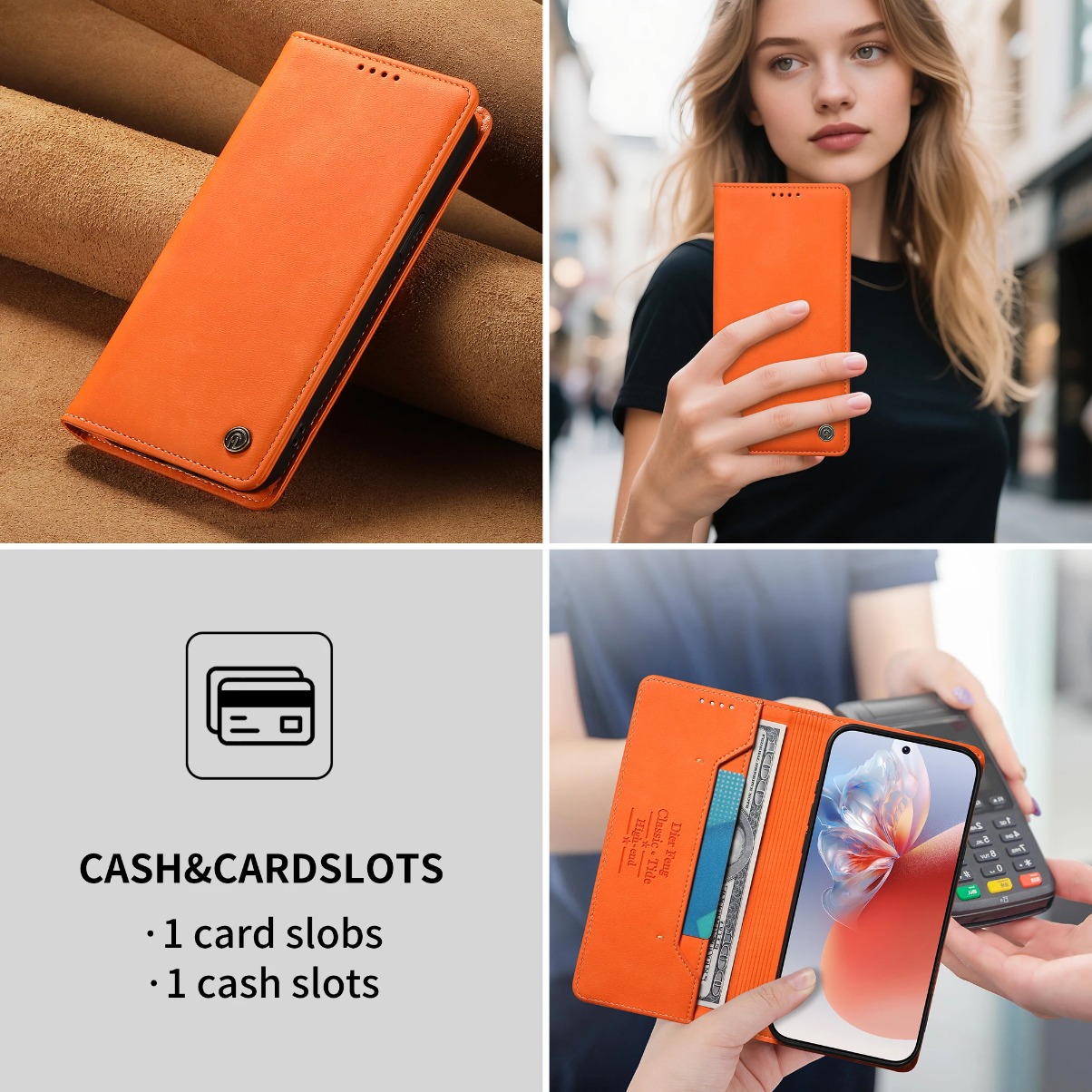 Funda con Bloqueo RFID y Sopor - Place Card Holder reseña y precio