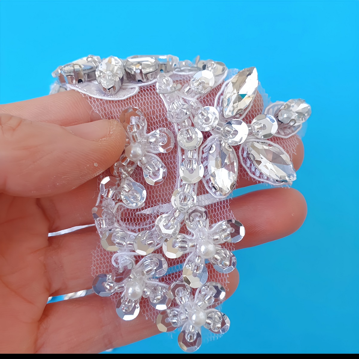 1 par de parches de apliques d - Wedding Dress Supply reseña y precio