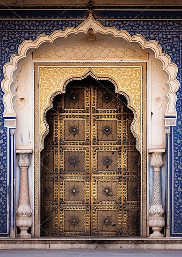 Arco indio puerta Haldi Mehend - Indian Wedding Supply reseña y precio