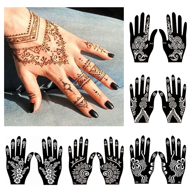 Plantillas de tatuaje de Henna - Indian Wedding Supply reseña y precio