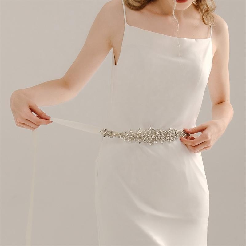 Accesorios vestido novia con c - Bridal Sash Ribbon reseña y precio