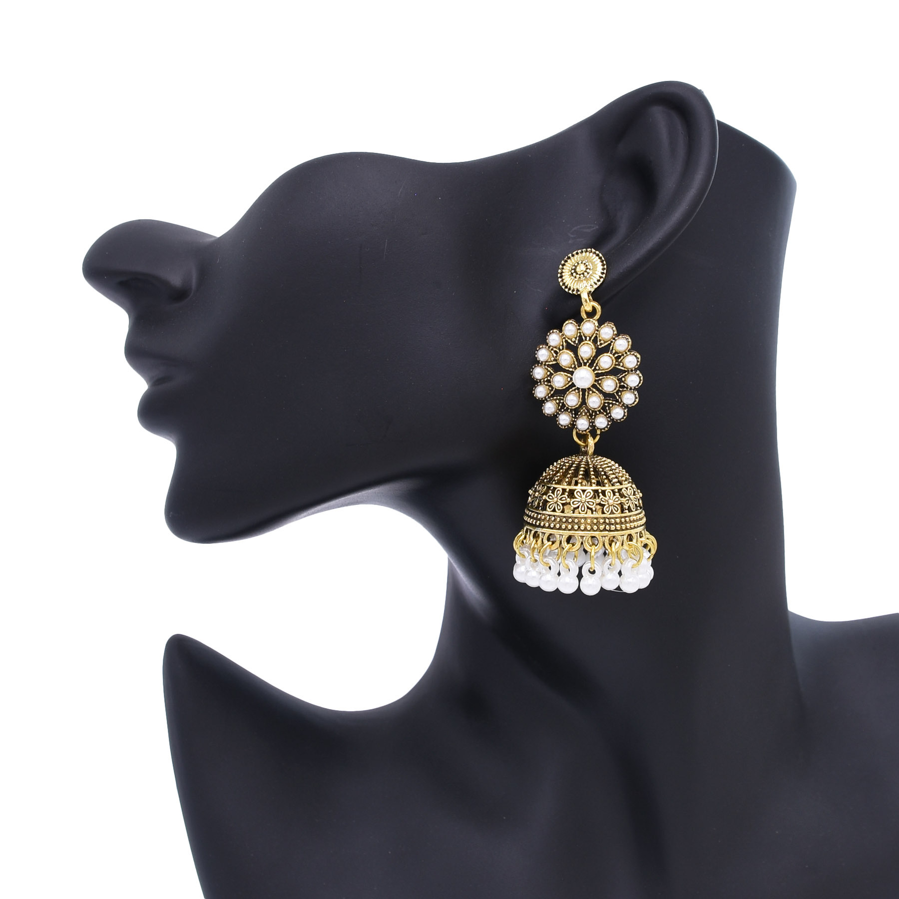 Pendientes Jhumka indios tradi - Indian Wedding Supply reseña y precio