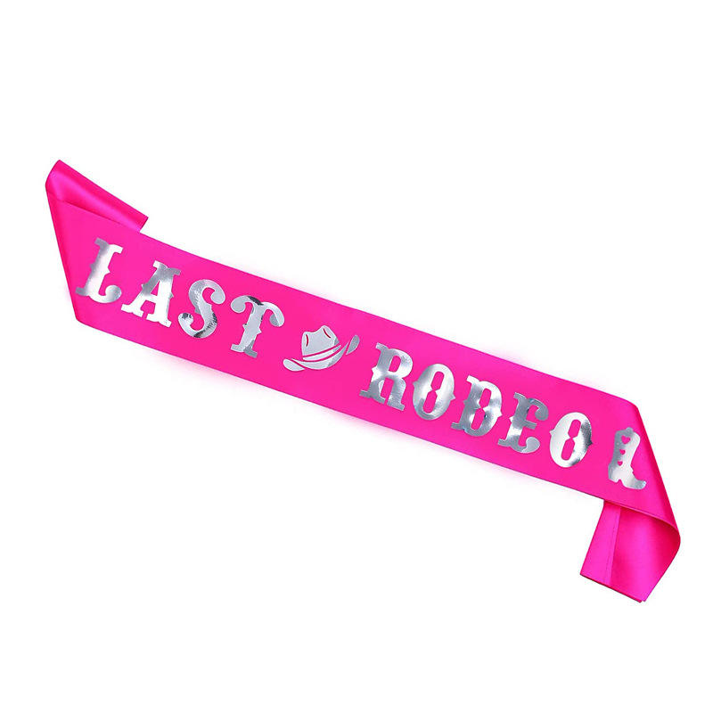 1 Uds. Faja de Last Rodeo para - Bride Tribe Sash reseña y precio