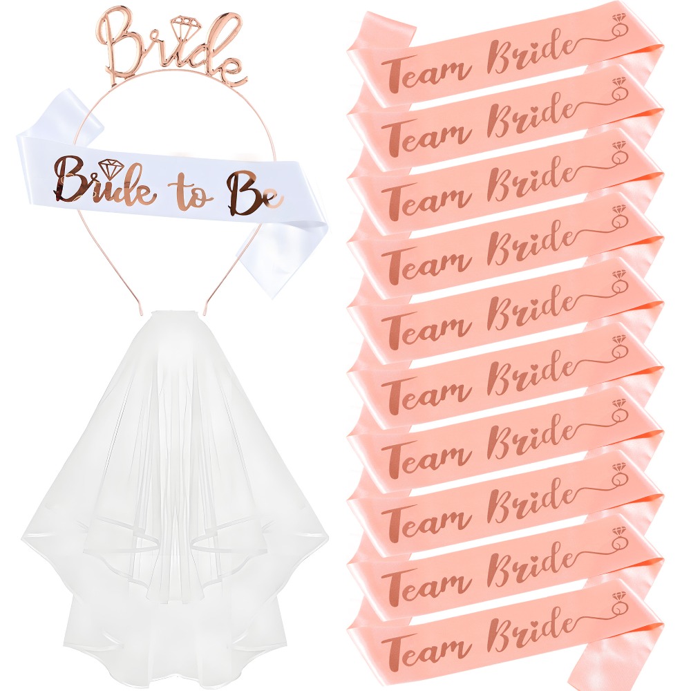Set de 13 Piezas para Despedid - Bride Tribe Sash reseña y precio