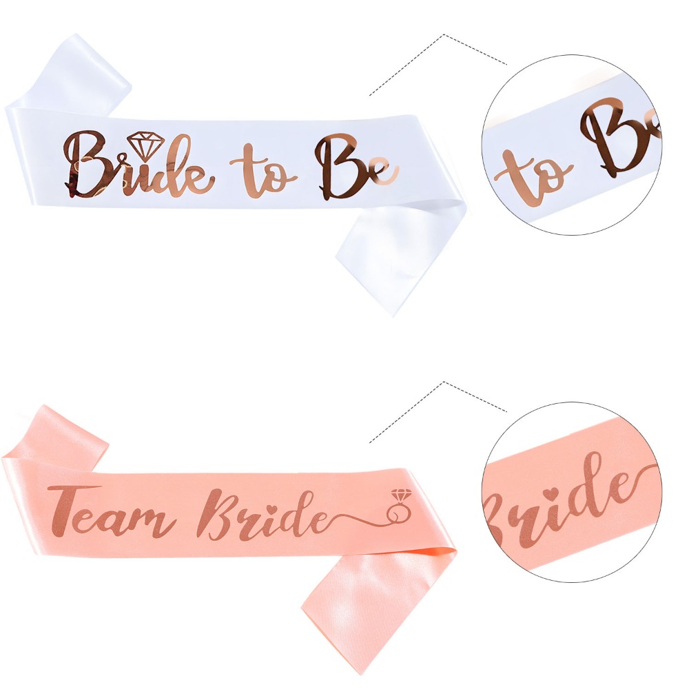Set de 13 Piezas para Despedid - Bride Tribe Sash reseña y precio