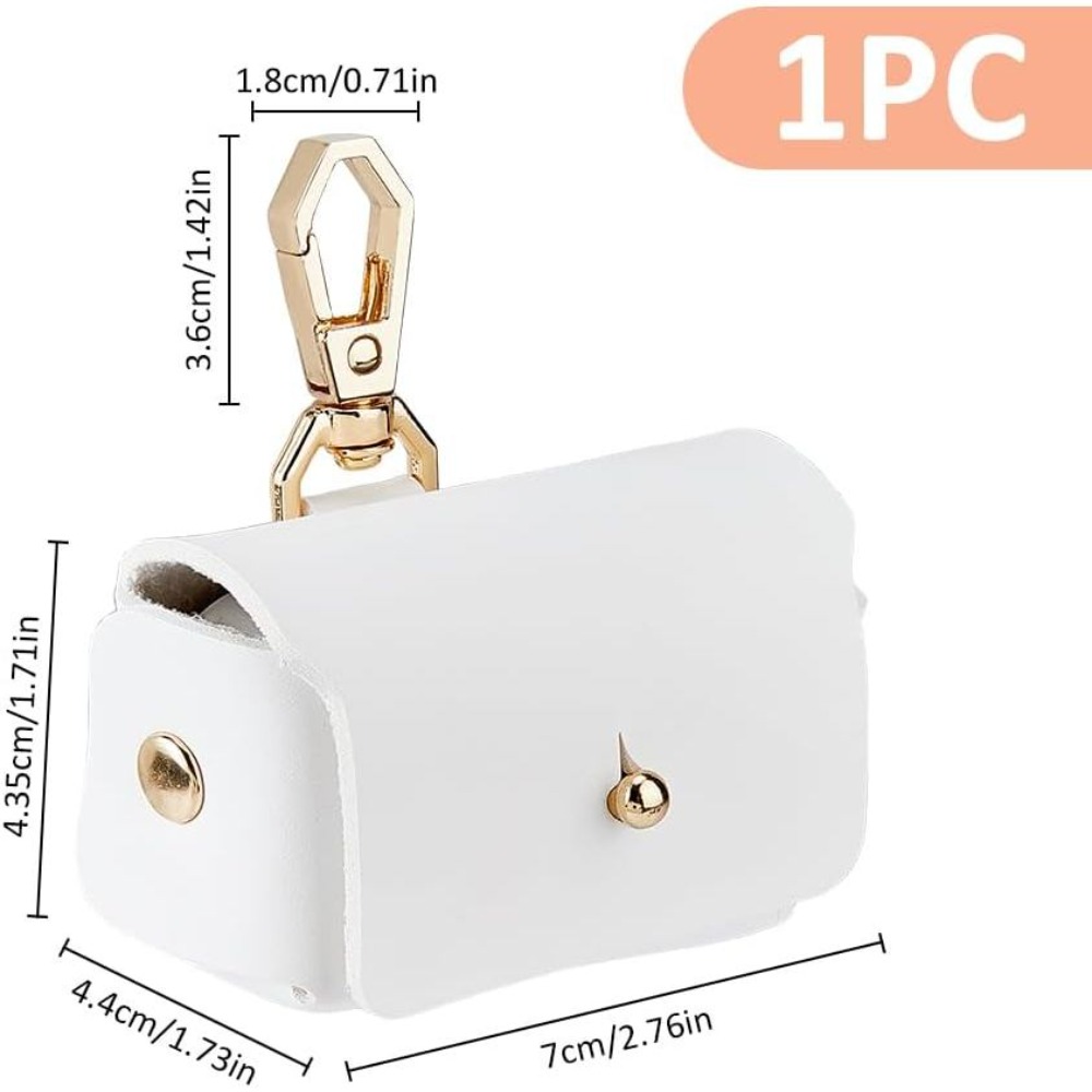 Caja de Almohada de Cuero Blan - Wedding Supply.Box reseña y precio