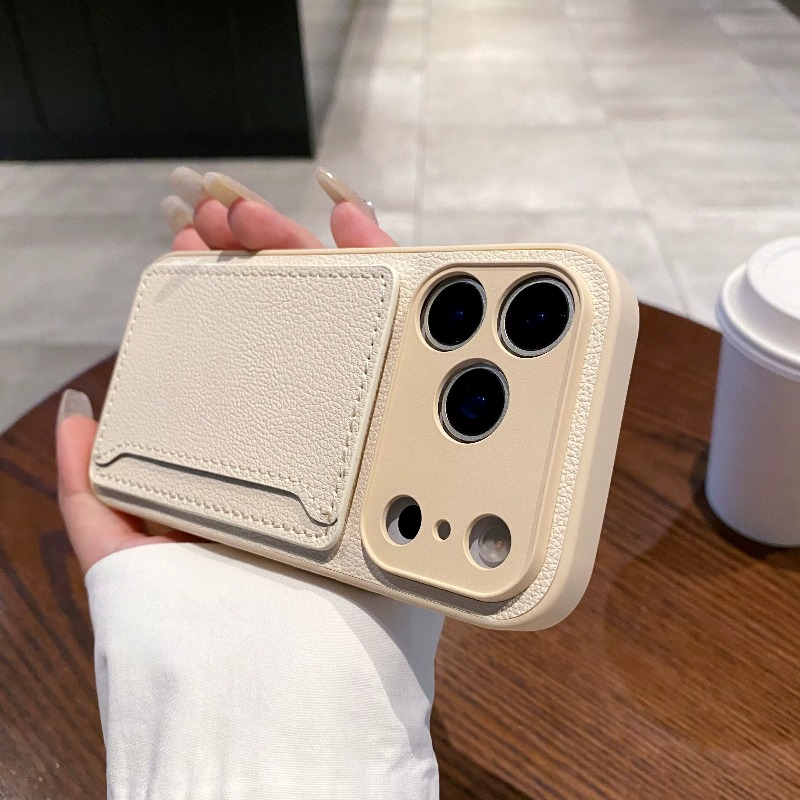 Funda de cuero PU para teléfon - Place Card Holder reseña y precio