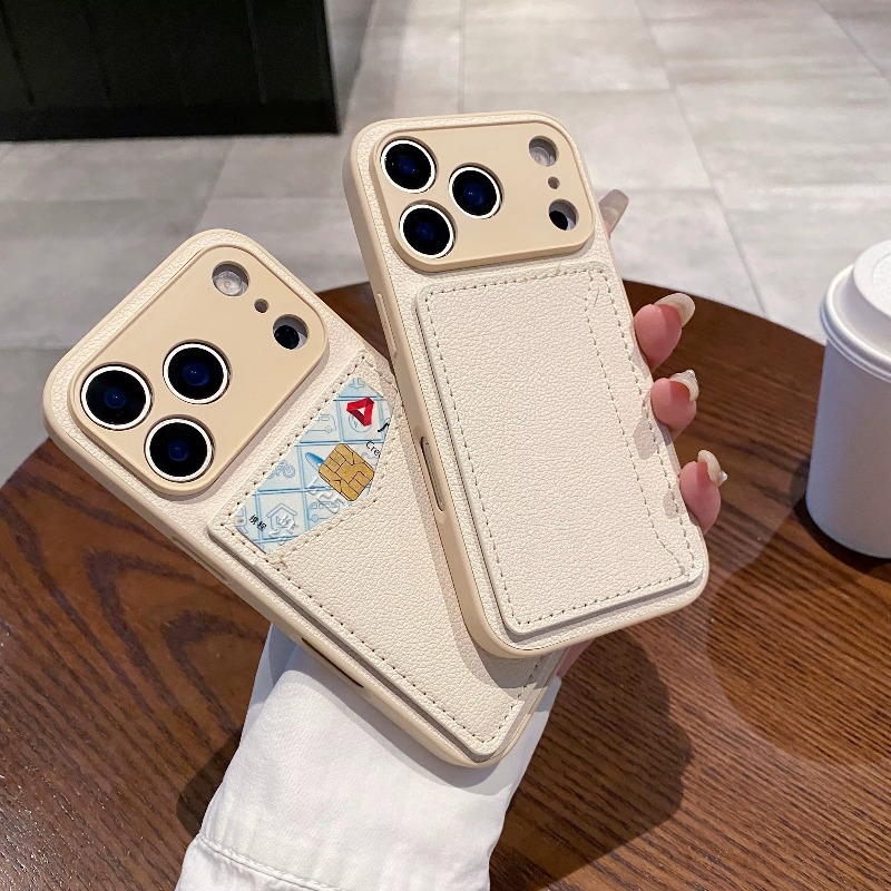 Funda de cuero PU para teléfon - Place Card Holder reseña y precio
