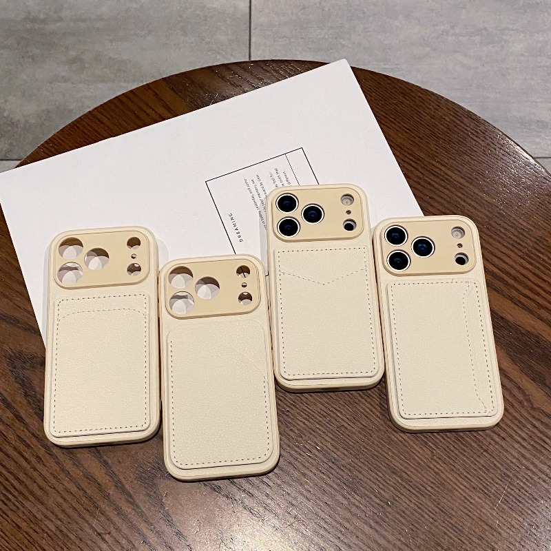 Funda de cuero PU para teléfon - Place Card Holder reseña y precio