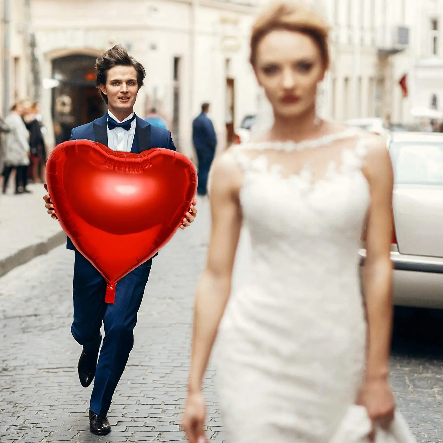1/2 Uds. Globo de corazón de 3 - Wedding Qq reseña y precio