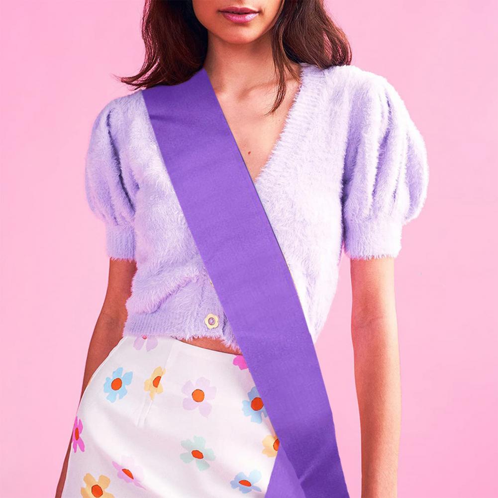 Faja de fiesta en blanco para  - Bride Tribe Sash reseña y precio