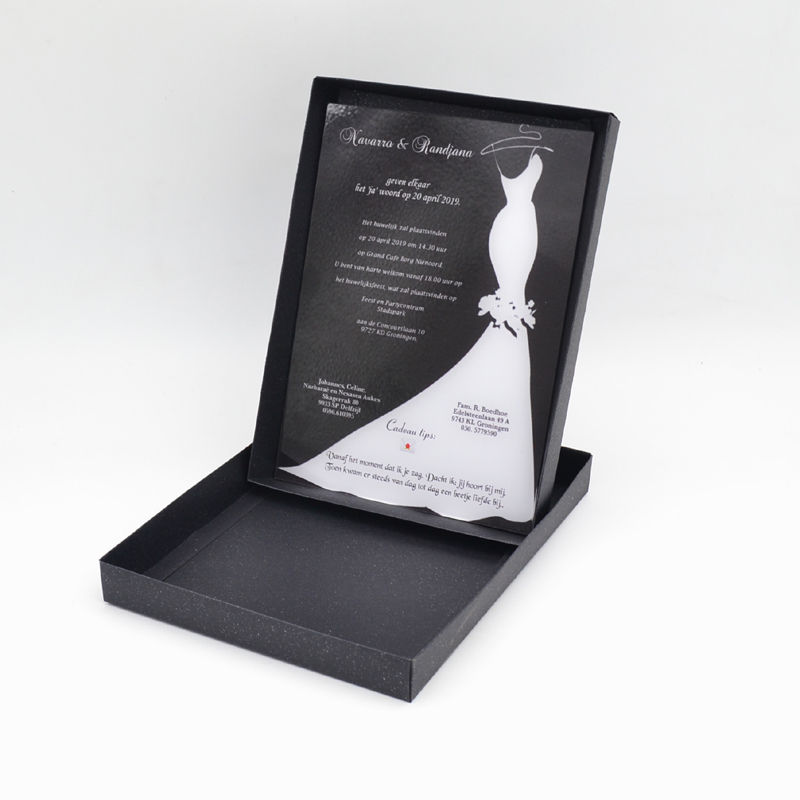 Caja de invitación de boda con - Wedding Supply.Box reseña y precio