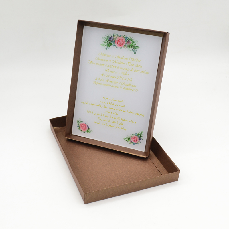 Caja de invitación de boda con - Wedding Supply.Box reseña y precio